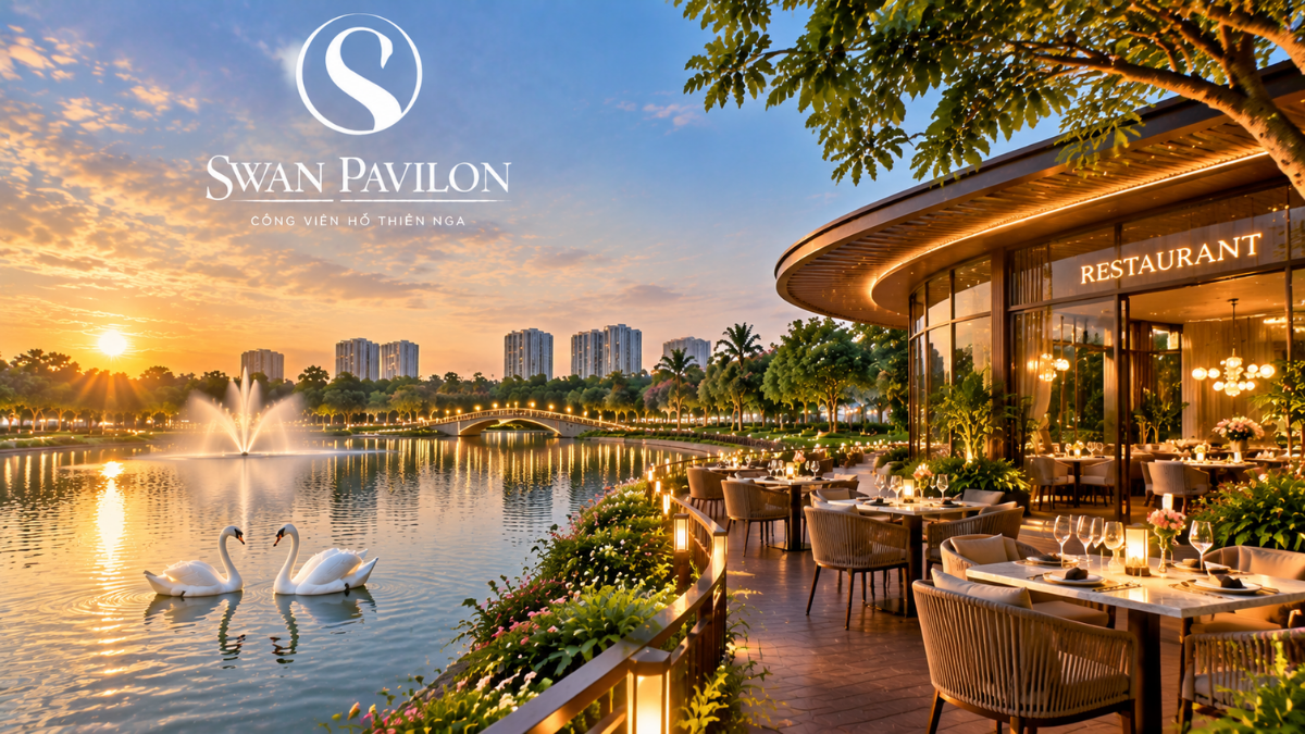 Nhà hàng bên hồ Swan Pavilon
